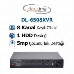 Dayline DL-6508XVR 5mp 8 Kanal Dvr Kayıt Cihazı